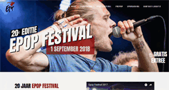 Desktop Screenshot of epopfestival.nl