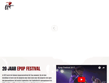 Tablet Screenshot of epopfestival.nl